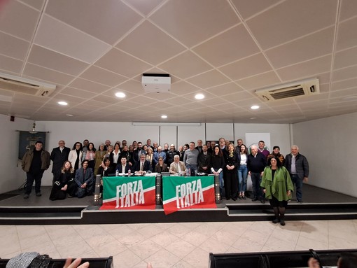 Savona, Luigi Pignocca segretario provinciale di Forza Italia per acclamazione: "Obiettivo 1000 iscritti" (FOTO E VIDEO)