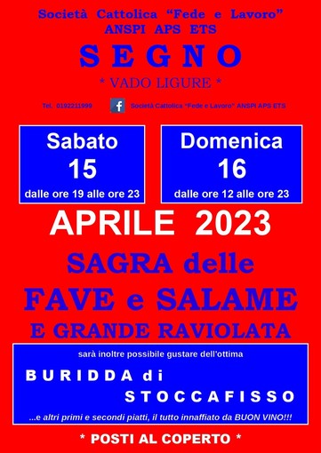 A Segno la Sagra delle Fave e Salame