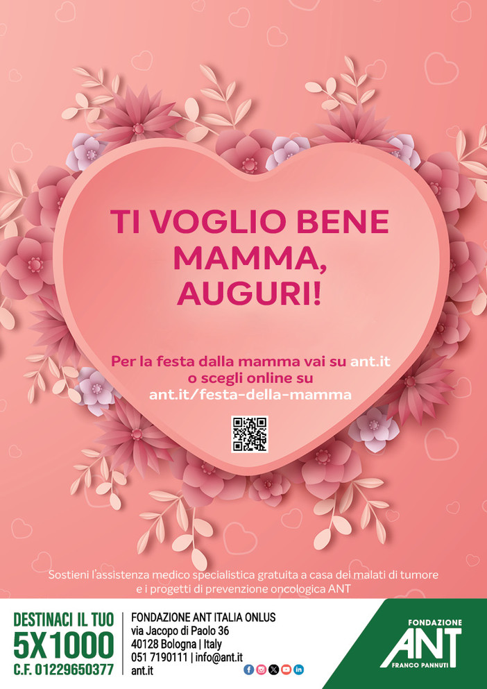 Albenga, Festa della Mamma: un banchetto Ant con fiori a sostegno della prevenzione oncologica Albenga, Festa della Mamma: un banchetto Ant con fiori a sostegno della prevenzione oncologica