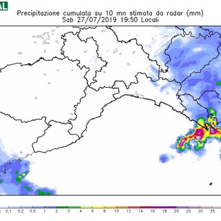 Maltempo, 66 millimetri di pioggia sul Colle del Melogno