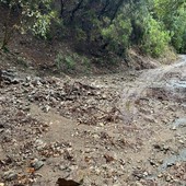Frana in via Santuario della Pace tra Albisola e Celle: strada chiusa (FOTO) Frana in via Santuario della Pace tra Albisola e Celle: strada chiusa (FOTO)