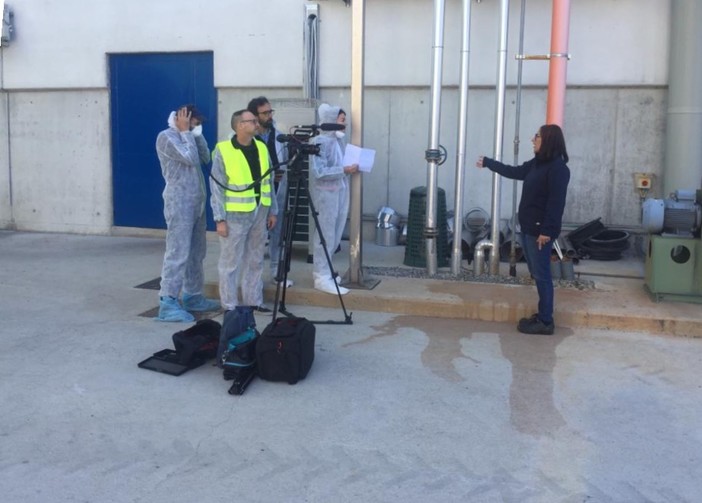 Ferrania, Legambiente Liguria entra nel biodigestore per raccontare la trasformazione del rifiuto organico in biogas