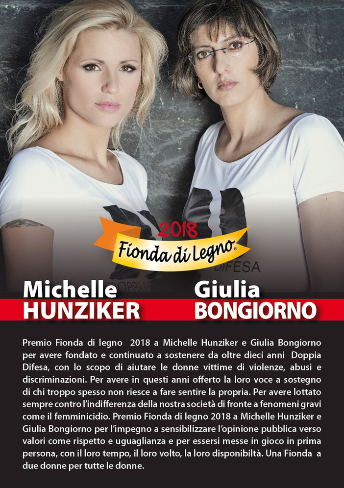 Albenga, alle donne la "Fionda di Legno 2018": premiata l'associazione "Doppia Difesa Onlus" (FOTO e VIDEO)