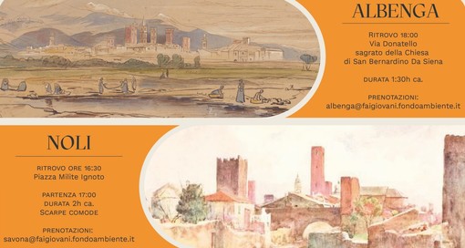 FAI Giovani, viaggi nel tempo ad Albenga e Noli per la "Notte della Geografia" FAI Giovani, viaggi nel tempo ad Albenga e Noli per la "Notte della Geografia"