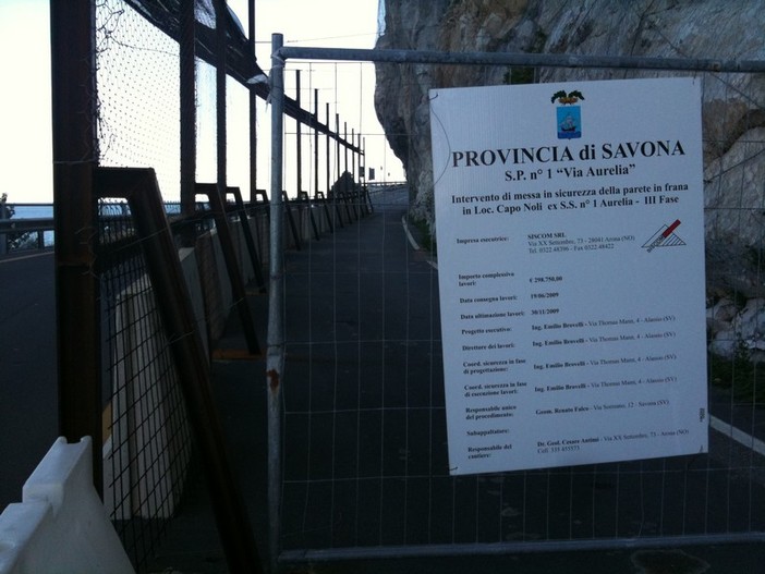 Noli: tunnel del promontorio, avviata la progettazione definitiva Noli: tunnel del promontorio, avviata la progettazione definitiva