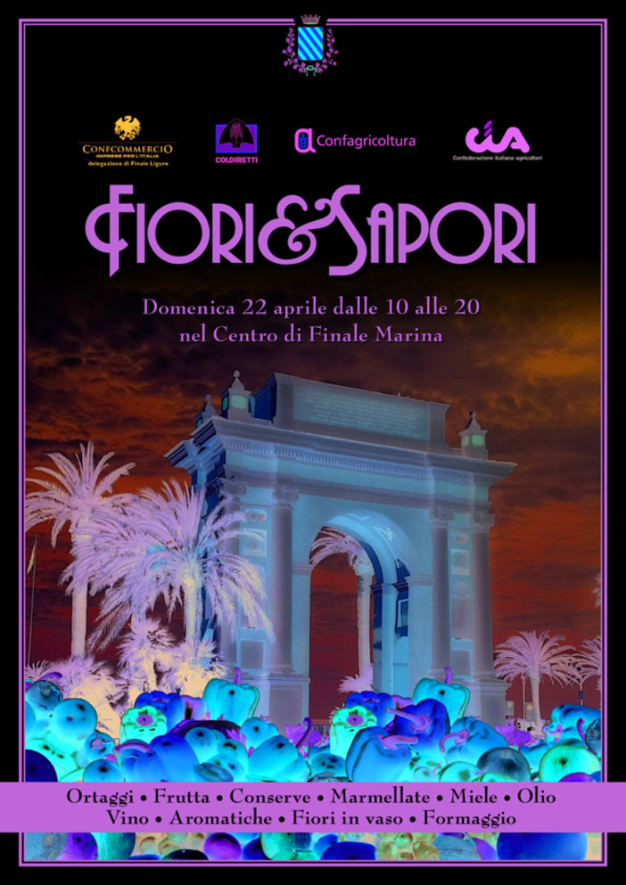 Domenica a Finale Ligure la prima edizione di "Fiori & Sapori" Domenica a Finale Ligure la prima edizione di "Fiori & Sapori"