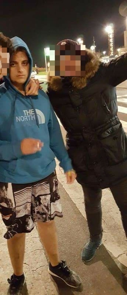 Foto scattata da un ragazzo italiano nella zona della scomparsa (porto Olimpico) alle ore 3.05 del 31 dicembre (Pubblicata sul gruppo Facebook "Cerchiamo Andrea Freccero")
