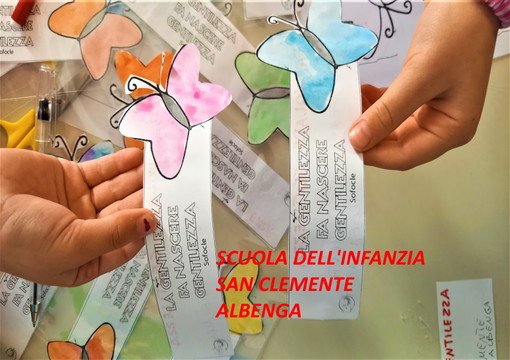 Albenga: un segnalibro per diffondere la "cortesia" in città, l'iniziativa della scuola dell’infanzia San Clemente Albenga: un segnalibro per diffondere la "cortesia" in città, l'iniziativa della scuola dell’infanzia San Clemente