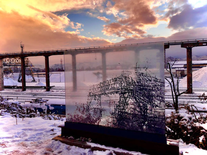 Alessandro Carnevale sbarca al Bragno Museum: inaugurata l'opera "Carroponte"