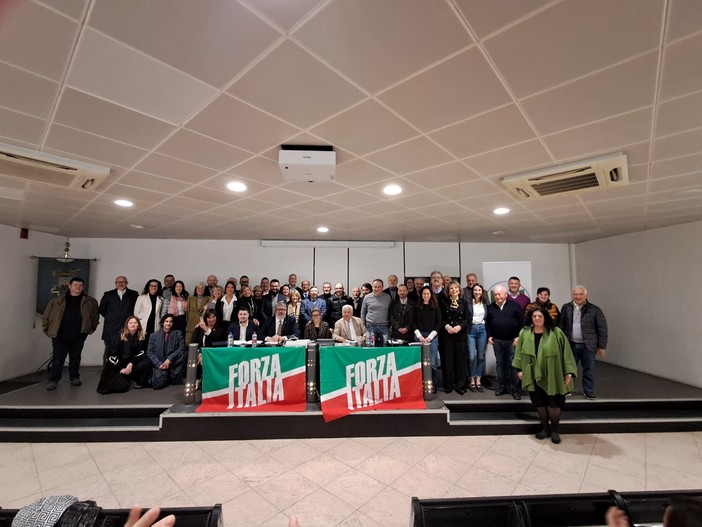 Savona, Luigi Pignocca segretario provinciale di Forza Italia per acclamazione: "Obiettivo 1000 iscritti" (FOTO E VIDEO)