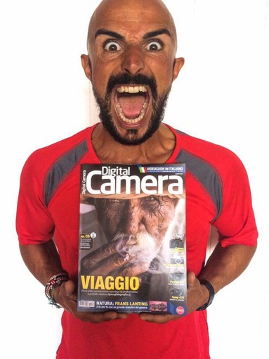 Il pietrese Gabriele Pedemonte conquista la copertina di "Digital Camera" Il pietrese Gabriele Pedemonte conquista la copertina di "Digital Camera"