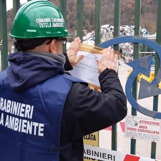 Contrasto agli incendi presso ditte di trattamento rifiuti: sequestrato un impianto nel savonese (FOTO e VIDEO)