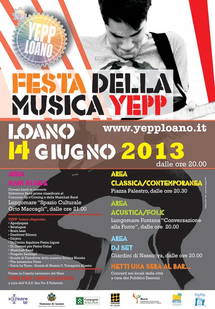 Locandina della festa della musica 2013