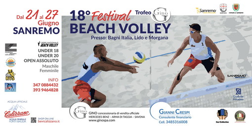 Beach Volley, a giugno le spiagge del centro di Sanremo saranno la capitale dei 'beachers' nazionali Beach Volley, a giugno le spiagge del centro di Sanremo saranno la capitale dei 'beachers' nazionali