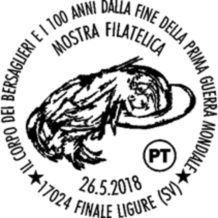 Finale Ligure, un annullo speciale per il corpo dei bersaglieri Finale Ligure, un annullo speciale per il corpo dei bersaglieri