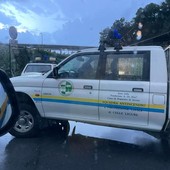 Maltempo, Aurelia allagata in alcune zone a Celle. Il sindaco: "Prestate attenzione" Maltempo, Aurelia allagata in alcune zone a Celle. Il sindaco: "Prestate attenzione"