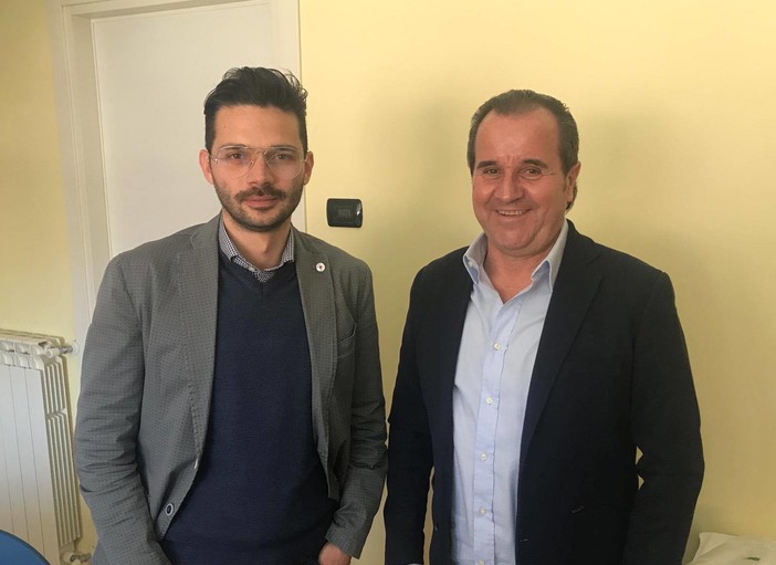 Nella foto da sinistra: il coordinatore della lista Francesco Garofano e il candidato sindaco Aldo Picalli Nella foto da sinistra: il coordinatore della lista Francesco Garofano e il candidato sindaco Aldo Picalli