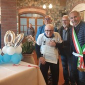 A Pietra Ligure grande festa per i 100 anni di Vincenzo De Francisco (FOTO)