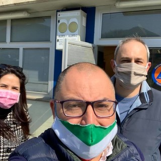 Lega: Ripamonti, Bruzzone, Foscolo e Mai donano mascherine alla Liguria
