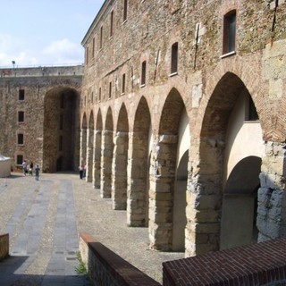 L'interno della Fortezza del Priamar, che ospiterà la cerimonia