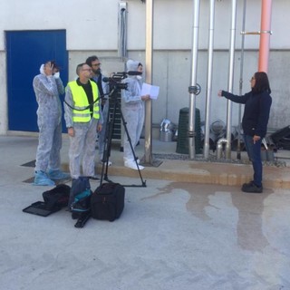 Ferrania, Legambiente Liguria entra nel biodigestore per raccontare la trasformazione del rifiuto organico in biogas