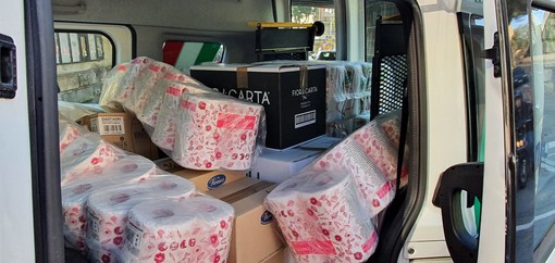 Covid-19, l'Anpi di Celle Ligure dona beni di prima necessità all'ospedale San Paolo di Savona