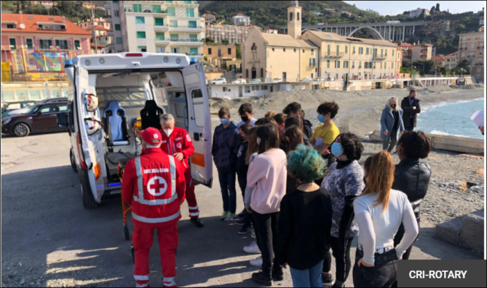 Varazze, iniziativa di Rotary Club e Croce Rossa: il primo soccorso spiegato ai giovanissimi