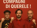 Meme sulla pagina Alassiowood con Ciccione, Casella e Bottazzi