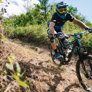 Giacomo Dodino in gara a Priero (foto di Samantha Dugon tratta dalla pagina ufficiale Facebook di Dodino)