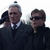 Sergio Ghione con la moglie Oriella Sergio Ghione con la moglie Oriella