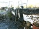 Albenga: roulotte in fiamme, intervento dei pompieri