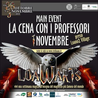 Incantesimi e magie a tavola con la Cena Animata di "LoaWarts": appuntamento venerdì 1 novembre