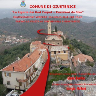 Si inaugura a Giustenice il "red carpet" di Regione Liguria Si inaugura a Giustenice il "red carpet" di Regione Liguria