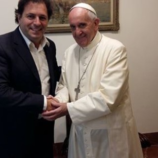 L'alassino Gustavo Lacarrieu incontra il connazionale Papa Francesco