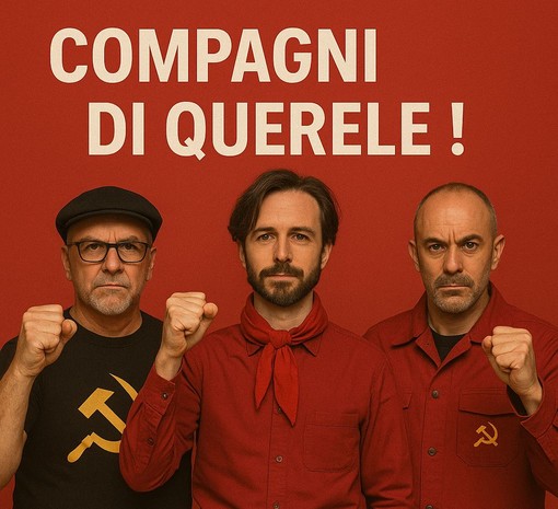 Meme sulla pagina Alassiowood con Ciccione, Casella e Bottazzi