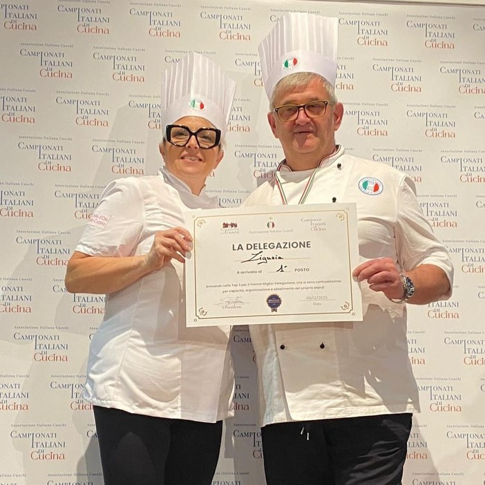 La Liguria splende ai Campionati Italiani della Cucina conquistando un meritato primo posto. La Liguria splende ai Campionati Italiani della Cucina conquistando un meritato primo posto.