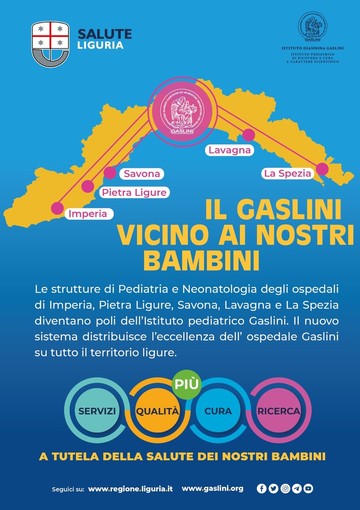 Gaslini Liguria, al via il primo IRCCS pediatrico italiano &quot;diffuso&quot; sul territorio