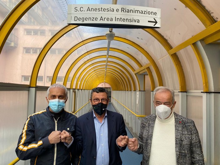 Giornata nazionale vittime del Coronavirus: il consigliere regionale Brunetto in visita all'ospedale San Paolo di Savona