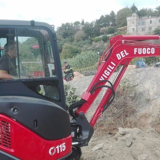 Verezzi, non ce l'ha fatta il gattino soccorso dai vigili del fuoco