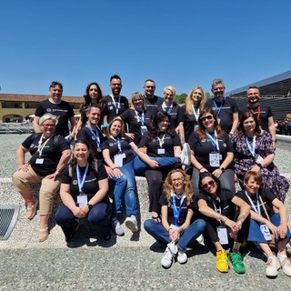 Tappa al Liceo Bruno di Albenga per gli educatori Google: tra loro, le tre liguri Melissa Giacosa, Paola Paolino e Debora Ruocco