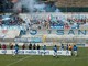Lo striscione dei 'Kaos' allo stadio "Comunale" di Sanremo Lo striscione dei 'Kaos' allo stadio "Comunale" di Sanremo