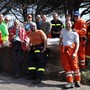 I volontari del Gruppo Comunale di Protezione Civile di Alassio e la Squadra AIB del Comune di Laigueglia in azione per una linea tagliafuoco in collina