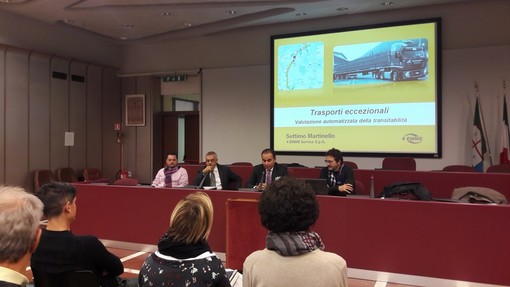 Savona, &quot;Trasporti eccezionali valutazione automatizzata della transitabilità&quot;: conferenza a Palazzo Nervi