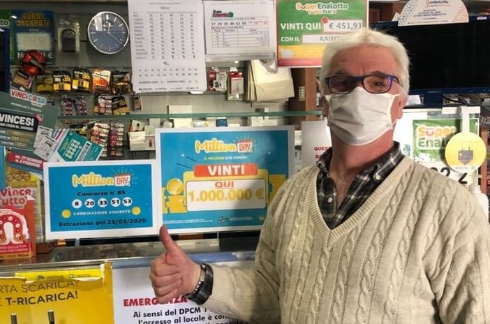 Gioca un euro e vince un milione: a Pietra Ligure centrata la combinazione vincente del "Million Day"