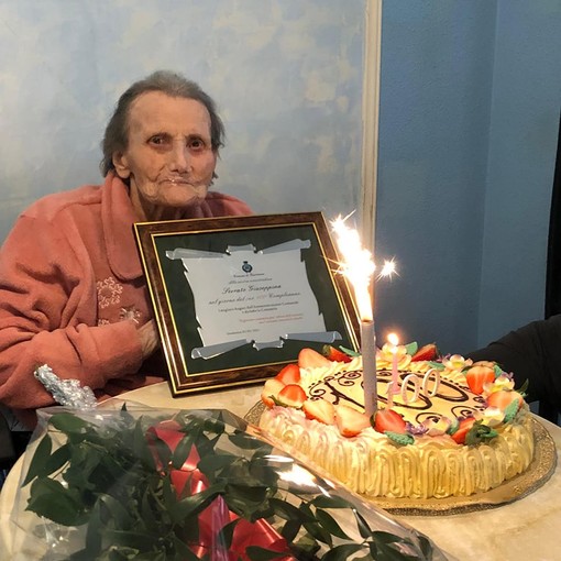 Lutto a Giustenice: è mancata Giuseppina Serrato, aveva 102 anni