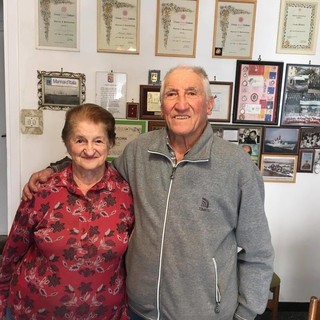 Michele Isetta e la moglie Giovanna Rosa Zanni mancata nel 2021 Michele Isetta e la moglie Giovanna Rosa Zanni mancata nel 2021