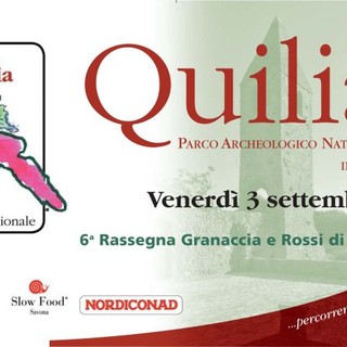 Quiliano:la rassegna della Granaccia e dei Rossi cambia casa