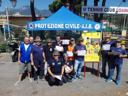 Loano. il 15 aprile in piazza Valerga il gazebo informativo con i volontari di Protezione Civile