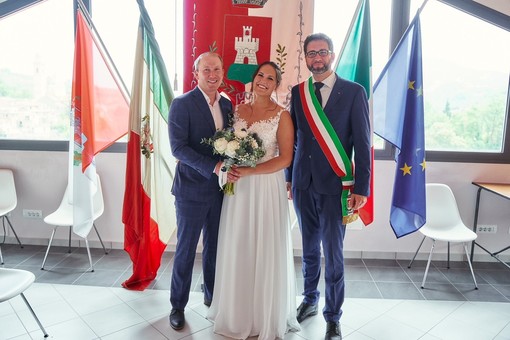 Girts e Anete sposi, dalla Lettonia a Garlenda per il fatidico "Si" (FOTO)