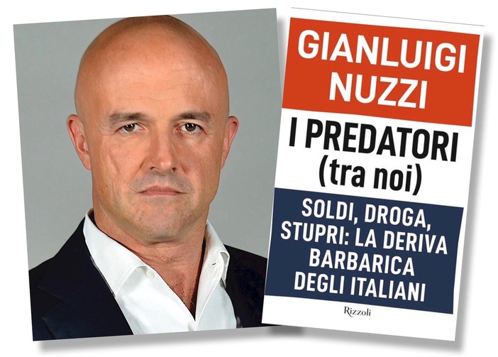 Gianluigi Nuzzi ad Albisola Marina: il famoso giornalista presenta il libro “I predatori (tra noi). Soldi, droga, stupri: la deriva barbarica degli italiani&quot;